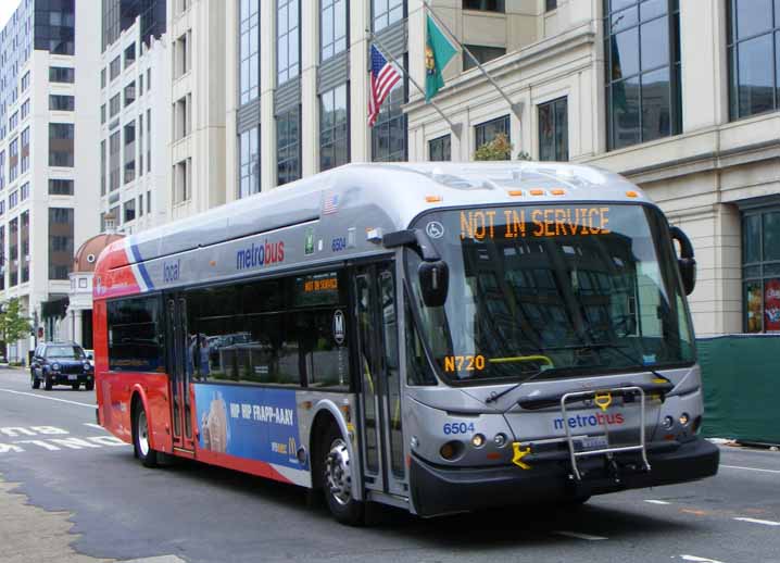 WMATA Metrobus New Flyer DE42LFA 6504